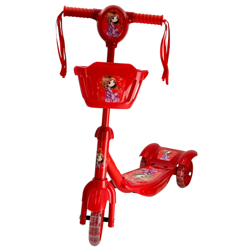 PATINETE DE RODAS SCOOTER DOG TOYS Vermelho para Meninas