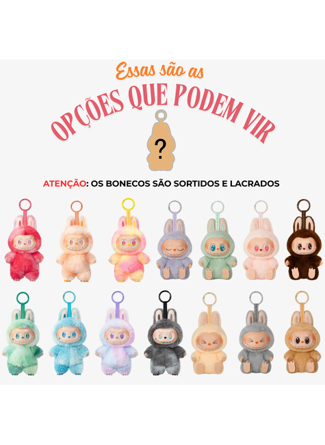 KIT ESPECIAL 1X LABUBU SURPRESA 24X CANETINHAS E 1X LIVRINHO DE